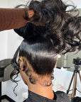 Glueless Body Wave 360 Lace Front Wig Preplucked HD Lace Human Hair Wigs