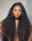 6x6 Deep Curly Lace Closure Wigs UNDETECTABLE HD Lace Human Hair Wigs