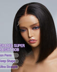 Ultra Full Undetectable HD Lace Side Part Bob Wig 100% Human Hair | Classic & Chic