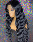 Loose Deep Wave 4x4 Lace Closure Wig Glueless Human Hair Wigs