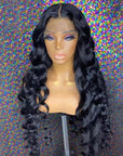 Loose Deep Wave 4x4 Lace Closure Wig Glueless Human Hair Wigs