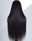 Limited Design | Vanessa Style Silky Straight With Bangs No Lace Glueless Long Wig 100% Human Hair