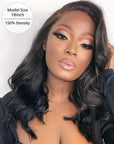 Short Wavy Bob Lace Front Human Hair Wigs 13X4 Highlight Honey Blonde Wigs