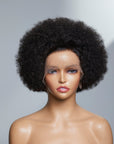 Retro & Vintage | Ultra Natural Afro Curl 13X2 Frontal Lace Short Wig 100% Human Hair
