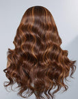 Limited Design | Blonde Highlight Loose Body Wave 13x4 Frontal HD Lace Long Left Side part Wig 100% Human Hair