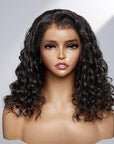 4C Edges | Water Wave Kinky Edges Free Parting 13x4 Undetectable Lace Front Wig | Afro Inspired