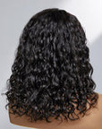 4C Edges | Water Wave Kinky Edges Free Parting 13x4 Undetectable Lace Front Wig | Afro Inspired