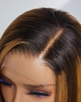 Limited Design | Saletta Sparkle Galaxy Layered Cut Glueless 5X5 Closure Undetectable HD Lace Wig Pre-bleached 100% Human Hair