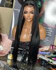 Crystal Lace 13x4 UNDETECTABLE HD Lace Brazilian Straight Human Hair Lace Front Wigs