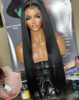Crystal Lace 13x4 UNDETECTABLE HD Lace Brazilian Straight Human Hair Lace Front Wigs