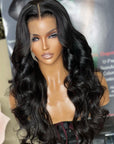 Crystal Lace 13x4 Invisiable Lace Body Wave Lace Front Wig Brazilian Human Hair Wig