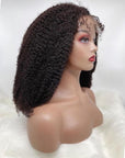 HD Lace 4B 4C Afro Kinky Coily Human Hair Lace Frontal Wigs/4x4 Coily Lace Closure Wigs