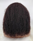 HD Lace 4B 4C Afro Kinky Coily Human Hair Lace Frontal Wigs/4x4 Coily Lace Closure Wigs