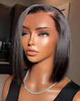 Ultra Full Undetectable HD Lace Side Part Bob Wig 100% Human Hair | Classic & Chic