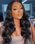 5x5 Brown Highlight Mixed Blonde Transparent Lace Closure Wigs