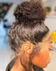 Curly 360 Full Lace Frontal Wig For High Ponytail Human Hair Wigs (Summer Must Have)