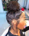 Curly 360 Full Lace Frontal Wig For High Ponytail Human Hair Wigs (Summer Must Have)