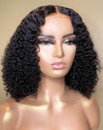 Afro Curly 13x4 Frontal HD Lace Free Part Long Wig 100% Human Hair | 3 Cap Sizes