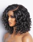 Mature Bouncy Left C Part Loose Wave Glueless Minimalist HD Lace Wig Ready To Go