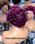 Short Marilyn Monroe Pixie wig Full Wig front Lace Wig multiple colors available