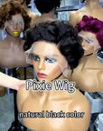 Short Marilyn Monroe Pixie wig Full Wig front Lace Wig multiple colors available