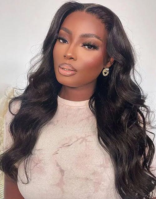 Glueless Body Wave 13x5 Lace Front Wig Crystal HD Lace Human Hair Wig