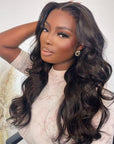 Glueless Body Wave 13x5 Lace Front Wig Crystal HD Lace Human Hair Wig