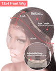 $100 OFF Flash Deal $169.99 20" T1B/99J Body Wave 13x4 Lace Front Human Hair Wig Glueless Wig