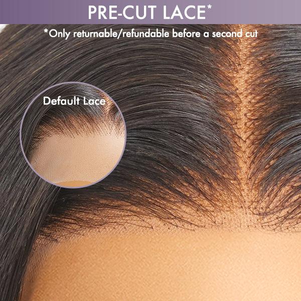 Limited Design | Bertha Highlight Loose Wave 13X4 Frontal Lace Mid Part Short Wig 100% Human Hair