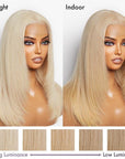 Limited Design | Blonde 613 Layered Cut Glueless 5x5 Closure Undetectable HD Lace Wig 100% trending Human Hair