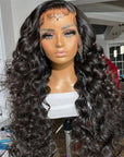 Spiral Curl 13x4 Lace Front Wig Glueless 4x4 Lace Closure Human Hair Wigs