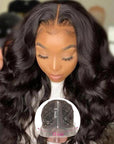 Flash Sale 20" Brazilian Body Wave 13X5X1 T Part Wig Glueless Human Hair Wig