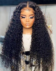 30S Install Water Wave Pre Plucked Glueless 6x4 Wigs Pre Cut Lace Closure Wigs Beginner Friendly