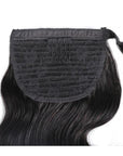 Body Wave Wrap Ponytail Around 30inch 15A Long Virgin Human Hair Extension