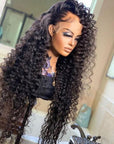 13x4 Deep Wave Lace Frontal Human Hair Wigs (4x4 Closure Wig Available)