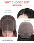 Loose Deep Wave 4x4 Lace Closure Wig Glueless Human Hair Wigs