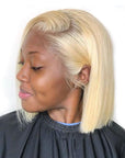 13x4 Blonde Bob Lace Frontal Wigs 4x4 Short Cut Lace Closure Wig
