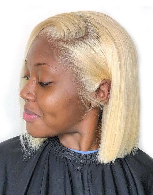 13x4 Blonde Bob Lace Frontal Wigs 4x4 Short Cut Lace Closure Wig