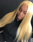 Blonde 613 Straight/Body Wave No Lace Half Wig 100% Human Hair