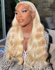 613 Blonde Lace Front Wigs Brazilian Body Wave Frontal Wigs