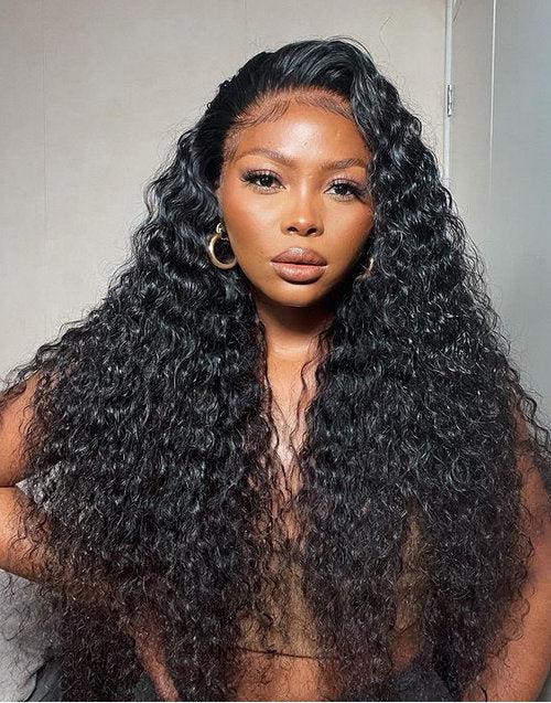 6x6 Deep Curly Lace Closure Wigs UNDETECTABLE HD Lace Human Hair Wigs