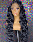 Loose Deep Wave 4x4 Lace Closure Wig Glueless Human Hair Wigs