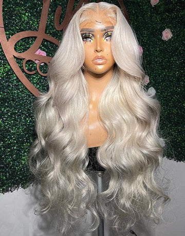 #60 Colored Body Wave 13x4 Lace Front Wig Glueless Human Hair Wigs