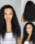 Wet And Wavy | Water Wave Compact 13x4 Frontal Lace Long Wig 100% Human Hair