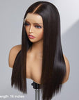 Luxury Choice | Super Density Silky Straight 13x4 Frontal Lace Long Wig 100% Human Hair