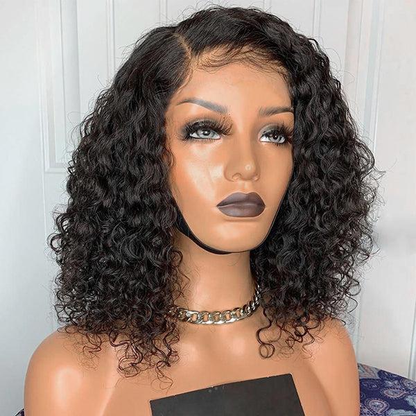 Water Wave Glueless Compact 13X4 Frontal Lace Wig